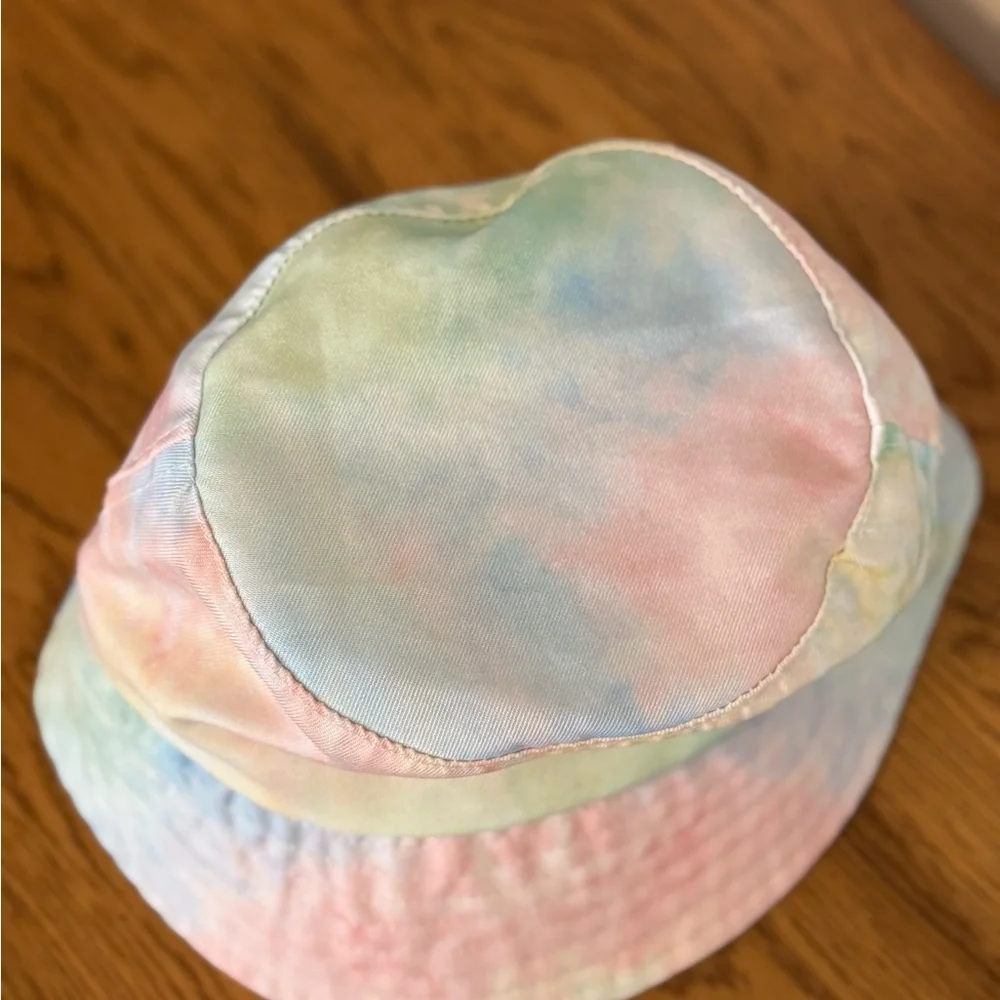Pastel Tie-Dye Bucket Hat, Girl’s OS Accessory - Picture 7 of 9